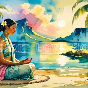 Meditation in Hawaii – Spirit Love Song™ Art Print Bundle