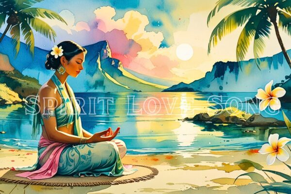 Meditation in Hawaii – Spirit Love Song™ Art Print Bundle