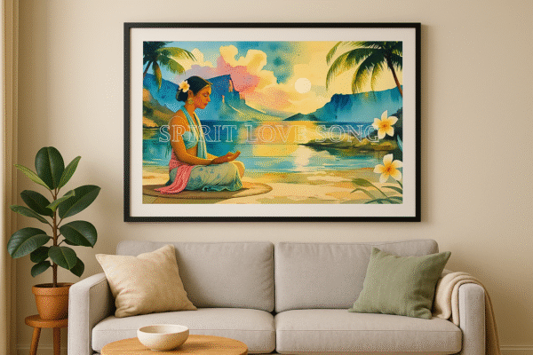 Meditation in Hawaii – Spirit Love Song™ Art Print Bundle - Image 2