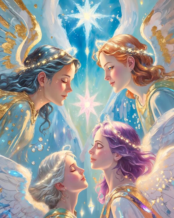 Loving Angel Choir Digital Art Download