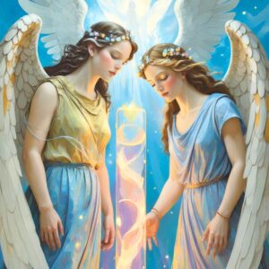 Two Angels Listening Digital Art Download