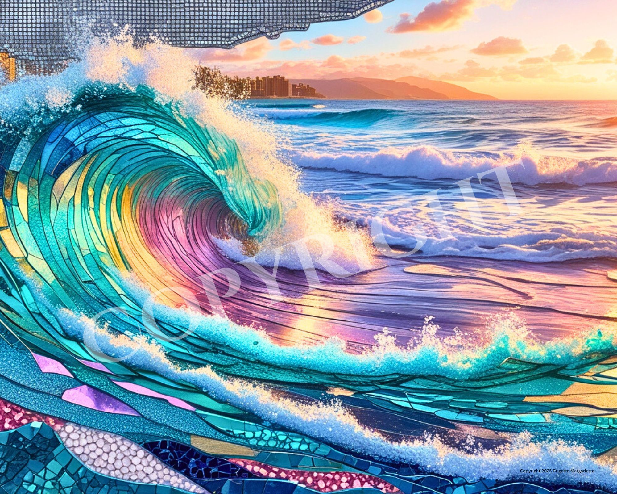 Ocean Mosaic – Digital Download by Spirit Love Song™